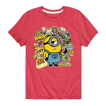 Boys 8-20 Despicable Me Banana Stickers Graphic Tee