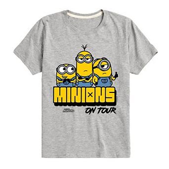 Boys 8-20 Despicable Me Minions On Tour Graphic Tee