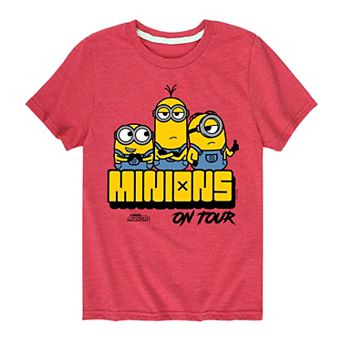 Boys 8-20 Despicable Me Minions On Tour Graphic Tee