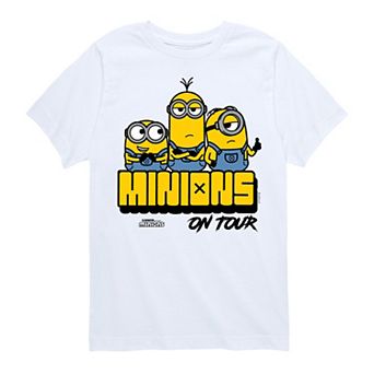Boys 8-20 Despicable Me Minions On Tour Graphic Tee