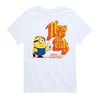 Boys 8-20 Despicable Me Here For The Eats Graphic Tee