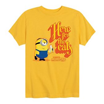 Boys 8-20 Despicable Me Here For The Eats Graphic Tee