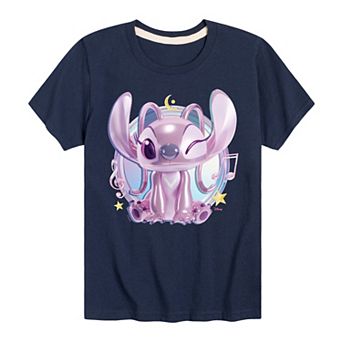 Disney's Lilo & Stitch Boys 8-20 Metaverse Angel Graphic Tee
