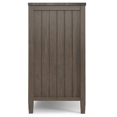 Simpli Home Lev Wide Storage Cabinet