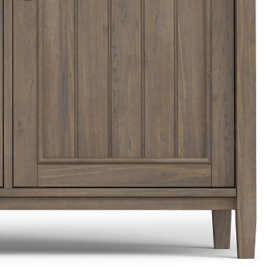 Simpli Home Lev Wide Storage Cabinet