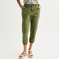 Khombu Women's Woven Stretch Capri Green Size XL for sale online