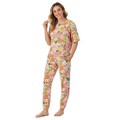 Women's Cuddl Duds® Pajama Cozy Bell Sleeve Top & Pajama Jogger Pants Set