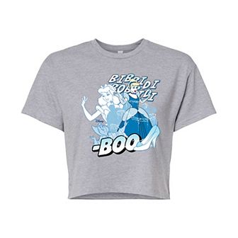 Disney Princess Cinderella Juniors' Pop Art Cropped Tee