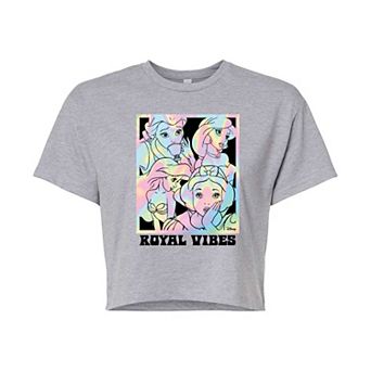 Disney Princess Juniors' Royal Vibes Cropped Tee