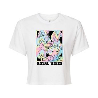 Disney Princess Juniors' Royal Vibes Cropped Tee