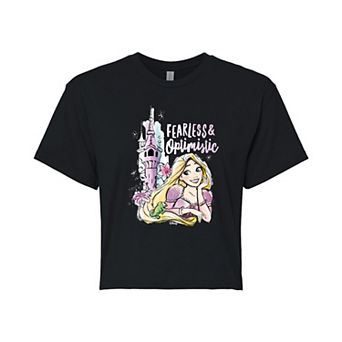Disney Princess Rapunzel Juniors' Fearless Cropped Tee