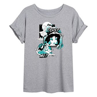 Disney Princess Jasmine Juniors' Pop Art Oversized Tee