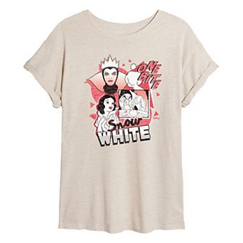 Disney Princess Snow White Juniors' Pop Art Oversized Tee