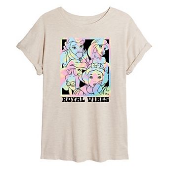 Disney Princess Juniors' Royal Vibes Oversized Tee