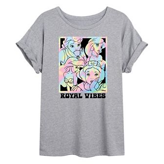 Disney Princess Juniors' Royal Vibes Oversized Tee