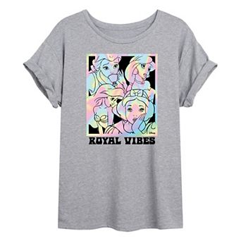 Disney Princess Juniors' Royal Vibes Oversized Tee