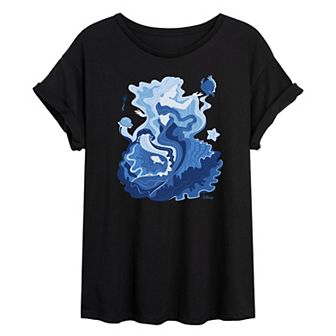 Disney Princess Ariel Juniors' Oversized Tee