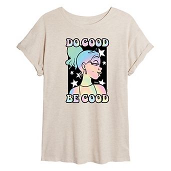 Disney Princess Tiana Juniors' Do Good Be Good Oversized Tee