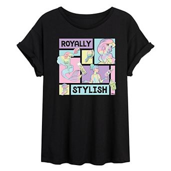 Disney Princess Juniors' Royally Stylish Oversized Tee