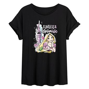 Disney Princess Rapunzel Juniors' Fearless Oversized Tee
