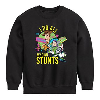 Disney / Pixar's Toy Story Boys 8-20 I Do My Own Stunts Fleece Sweatshirt