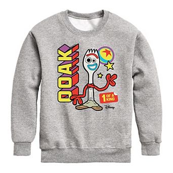 Disney / Pixar's Toy Story Forky Boys 8-20 One Of A Kind Fleece Sweatshirt