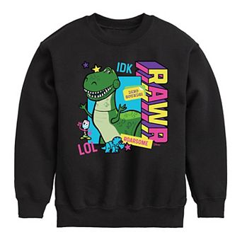 Disney / Pixar's Toy Story Rex Boys 8-20 Rawr Fleece Sweatshirt