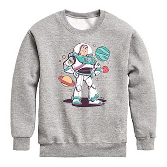 Disney / Pixar's Toy Story Buzz Lightyear Boys 8-20 Planets Fleece Sweatshirt
