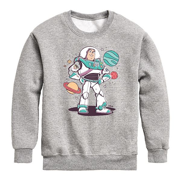 Disney / Pixar's Toy Story Buzz Lightyear Boys 8-20 Planets Fleece