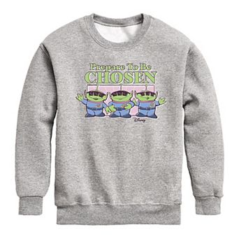 Disney / Pixar's Toy Story Aliens Boys 8-20 Prepare To Be Chosen Fleece Sweatshirt