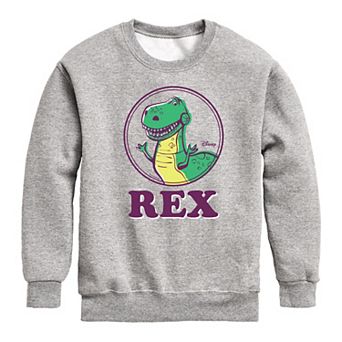 Disney / Pixar's Toy Story Rex Boys 8-20 Sunny Side Up Fleece Sweatshirt