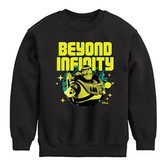 Disney / Pixar's Toy Story Buzz Lightyear Boys 8-20 Beyond Infinity Crew Fleece Sweatshirt