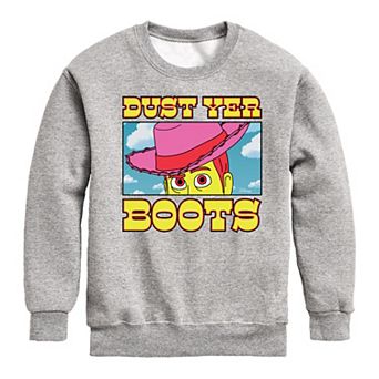 Disney / Pixar's Toy Story Woody Boys 8-20 Dust Yer Boots Fleece Sweatshirt