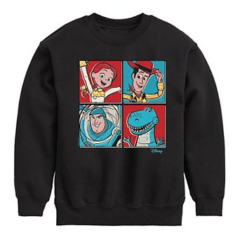 Disney / Pixar's Toy Story Boys 8-20 Group Grid Fleece Sweatshirt