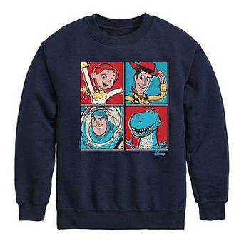 Disney / Pixar's Toy Story Boys 8-20 Group Grid Fleece Sweatshirt