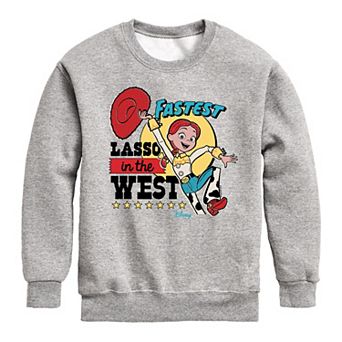 Disney / Pixar's Toy Story Jessie Boys 8-20 Fastest Lasso In The West Fleece Sweatshirt