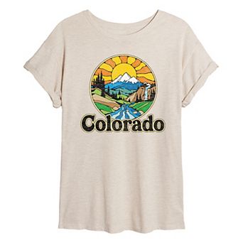 Juniors' Colorado Oversized Tee