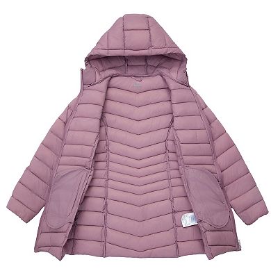 Women's Rokka&Rolla Long Lightweight Packable Puffer Jacket