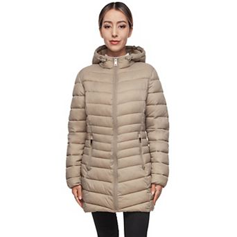 Women's Rokka&Rolla Long Lightweight Packable Puffer Jacket