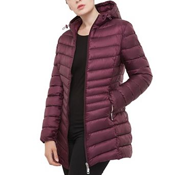 Women's Rokka&Rolla Long Lightweight Packable Puffer Jacket