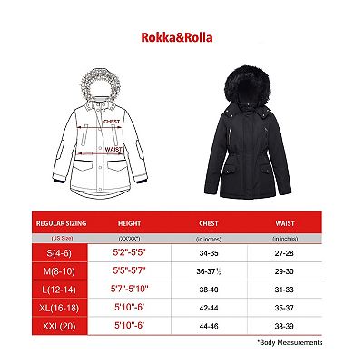 Women's Rokka&Rolla Parka with Detachable Trim