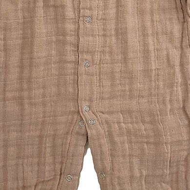 Newborn & Toddler Romper, One-Piece Jumpers in Cotton Muslin