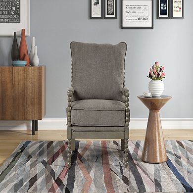 Best Master Furniture Fabric Arm Accent Chair