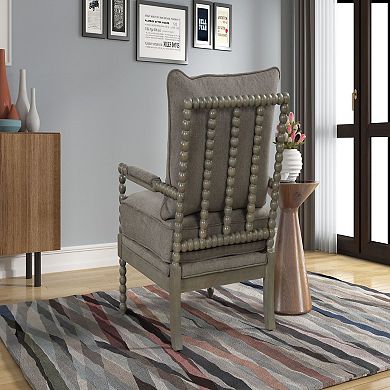 Best Master Furniture Fabric Arm Accent Chair