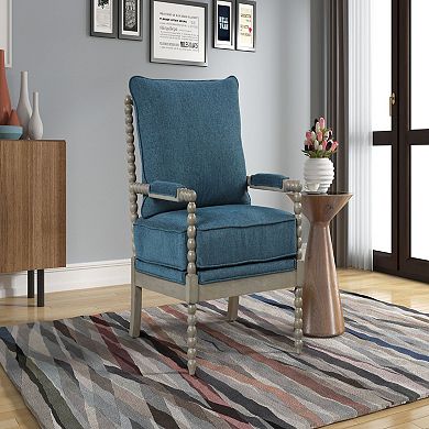 Best Master Furniture Fabric Arm Accent Chair