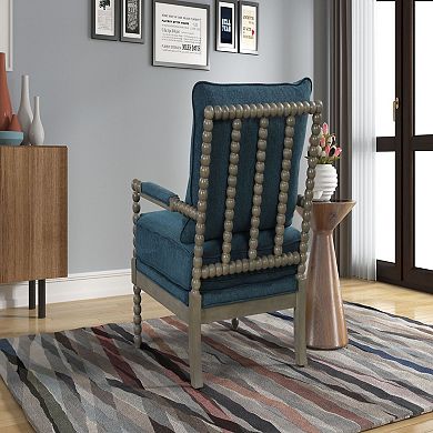 Best Master Furniture Fabric Arm Accent Chair