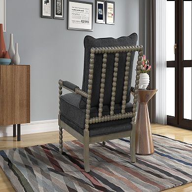 Best Master Furniture Fabric Arm Accent Chair