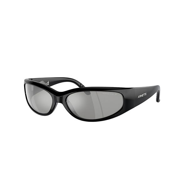 Arnette Catfish Silver Wrap Men's Sunglasses AN4302 2900Z3 62