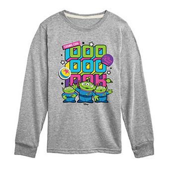 Disney / Pixar's Toy Story Aliens Boys 8-20 OOO Long Sleeve Graphic Tee