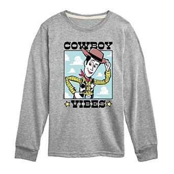 Disney / Pixar's Toy Story Woody Boys 8-20 Cowboy Vibes Long Sleeve Graphic Tee